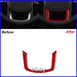 59Pcs Carbon Fiber Interior Full Cover Trim For Land Range Rover Sport Red RHD