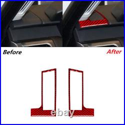 59Pcs Carbon Fiber Interior Full Cover Trim For Land Range Rover Sport Red RHD