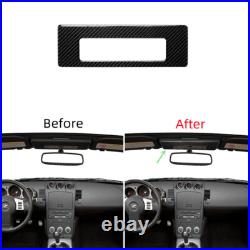 59Pcs Carbon Fiber Interior Full Cover Trim Kit For Nissan 350Z 2006-2009 RHD