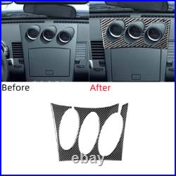 59Pcs Carbon Fiber Interior Full Cover Trim Kit For Nissan 350Z 2006-2009 RHD