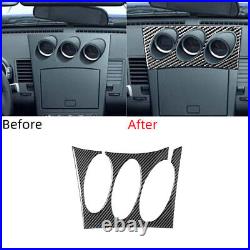 59Pcs RHD Carbon Fiber Interior Full Cover Trim Kit For Nissan 350Z 2006-2009