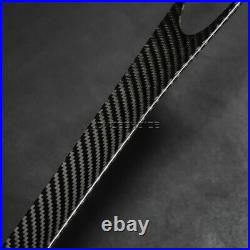 5pcs Carbon Fiber Inner Door Panel Console Trim For Alfa Romeo Stelvio 2017-2021