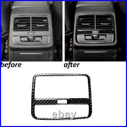 61Pcs Carbon Fiber Full Interior Kit Cover Trim For Audi A4 B9 2017-2019