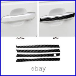 61Pcs Carbon Fiber Full Interior Kit Cover Trim For Audi A4 B9 2017-2019