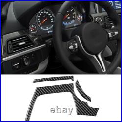61Pcs Carbon Fiber Full Interior Kit Cover Trim For BMW 6 Series F12 F13
