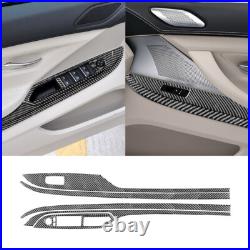 61Pcs Carbon Fiber Full Interior Kit Cover Trim For BMW 6 Series F12 F13
