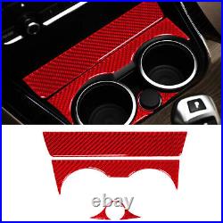 64PCS For BMW X3 F25 X4 F26 Red Carbon Fiber Full Kits Interior Trim