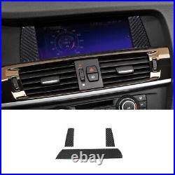 65Pcs Carbon Fiber Full Interior Kit Cover Trim For BMW X3 F25 X4 F26 2011-17