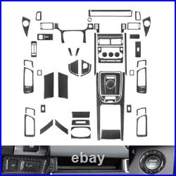66Pcs For Land Rover Discovery Sport Carbon Fiber Interior Full Set Cover Trim 66Pcs For Land Rover Discovery Sport Carbon Fiber Interior Full Set Cover Trim