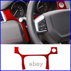 66Pcs Red Carbon Fiber Full Interior Cover Trim For Land Rover Discovery Sport