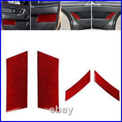 66Pcs Red Carbon Fiber Full Interior Cover Trim For Land Rover Discovery Sport