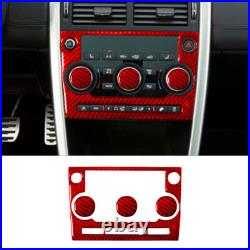66Pcs Red Carbon Fiber Full Interior Cover Trim For Land Rover Discovery Sport