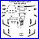 69Pcs Carbon Fiber Full Interior Kit Set Cover Trim For Toyota RAV4 2013-2015
