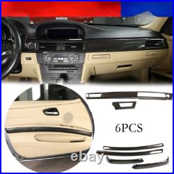 6PCS ABS Carbon Fiber Interior Trim For BMW 3 Series E90 4-Door 2005-2012 6PCS ABS Carbon Fiber Interior Trim For BMW 3 Series E90 4-Door 2005-2012