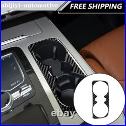 6Pcs Carbon Fiber Interior Gear Shift Kit Cover Trim For Audi Q7 2016-2019