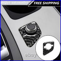 6Pcs Carbon Fiber Interior Gear Shift Kit Cover Trim For Audi Q7 2016-2019
