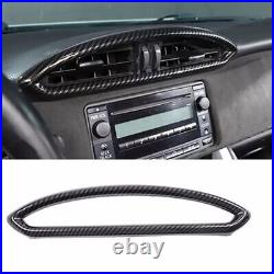 6Pcs Carbon Fiber Interior Trim Cover Set For Toyota GT86 Scion FR-S Subaru BRZ