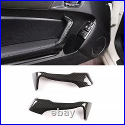 6Pcs Carbon Fiber Interior Trim Cover Set For Toyota GT86 Scion FR-S Subaru BRZ