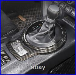 6Pcs/set Carbon Fiber ABS Interior Trim Cover Décor Fit For Toyota 86 Subaru BRZ