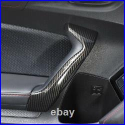 6Pcs/set Carbon Fiber ABS Interior Trim Cover Fit For Toyota 86 Scion FR-S