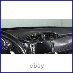 6Pcs/set Carbon Fiber ABS Interior Trim Cover Fit For Toyota 86 Subaru BRZ jm