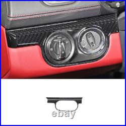 77Pcs Carbon Fiber Full Interior Exterior Trim For Porsche 718 Boxster Cayman