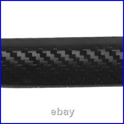 7PCS Car Interior Console Trim 3K Glossy Carbon Fiber RS Style Smooth Surfac SLS