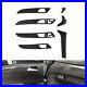 7PCS Carbon Fiber Center Console Panel Interior Trims For Benz GLE43 GLE63 15-19