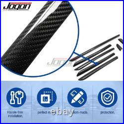 7pcs For Audi A3 8V S3 14-18 Car Interior Door Panel Decor Trim Real Carbon RHD 7pcs For Audi A3 8V S3 14-18 Car Interior Door Panel Decor Trim Real Carbon RHD