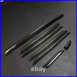 7pcs For Audi A3 8V S3 14-18 Car Interior Door Panel Decor Trim Real Carbon RHD 7pcs For Audi A3 8V S3 14-18 Car Interior Door Panel Decor Trim Real Carbon RHD