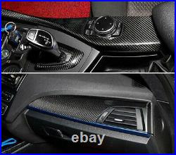 7x Interior Trim For BMW 1 Series F20 F21 116i 118i 120i M135i M140i Black