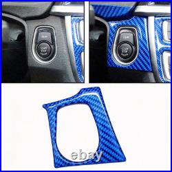 8Pcs Carbon Fiber Interior Cover Stickers Fit BMW 3 Series 2013-2018 F30 F31