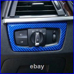 8Pcs Carbon Fiber Interior Cover Stickers Fit BMW 3 Series 2013-2018 F30 F31