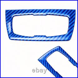 8Pcs Carbon Fiber Interior Cover Stickers Fit BMW 3 Series 2013-2018 F30 F31