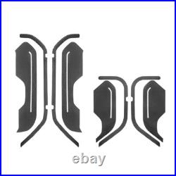 8Pcs Carbon Fiber Interior Door Panel Cover Trim For Jeep Wrangler JL Gladiator 8Pcs Carbon Fiber Interior Door Panel Cover Trim For Jeep Wrangler JL Gladiator
