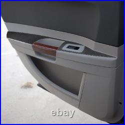 8pcs Carbon Fiber Interior Door Armrest Window Switch Trim Set For Chrysler 300