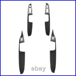 8pcs Carbon Fiber Interior Door Armrest Window Switch Trim Set For Chrysler 300