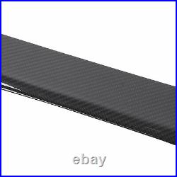 9pcs Car Interior Decoration Trim Kit Carbon Fiber Inner Cover Trim For 5series