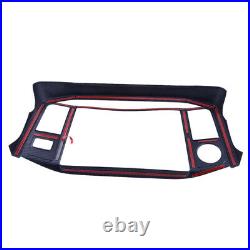 ABS Carbon Fiber Central Control Navigation Screen Trim Fit For Ford F-150 21-22