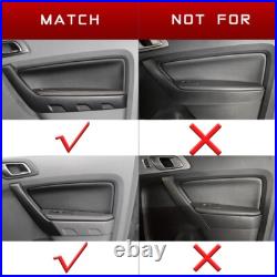 ABS Carbon Fiber Color Interior Door Handle Cover Trim for Ford RANGER 2015-2021