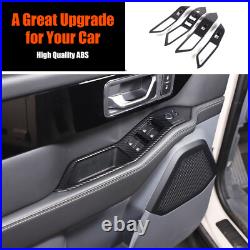 ABS Carbon Fiber Full Set Inner Decor Cover Trim For Ineos Grenadier 2020-2025