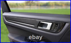ABS Carbon Fiber Inner Door Panel Cover Strip For Porsche Cayenne 2018-2023 UK