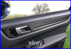 ABS Carbon Fiber Inner Door Panel Cover Strip For Porsche Cayenne 2018-2023 UK