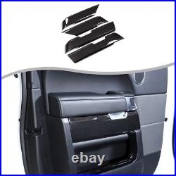 ABS Carbon Fiber Interior Door Panel Replacement For Range Rover Sport 2014-17