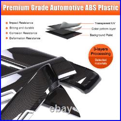 ABS Carbon Fiber Interior Door Panel Replacement For Range Rover Sport 2014-17