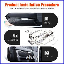 ABS Carbon Fiber Interior Door Panel Replacement For Range Rover Sport 2014-2017