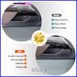 ABS Carbon Fiber Interior Door Panel Trim Cover For BMW 7 Series 2023-2025