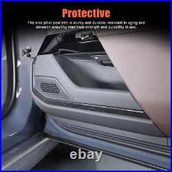 ABS Carbon Fiber Interior Door Panel Trim Cover For BMW 7 Series 2023-2025