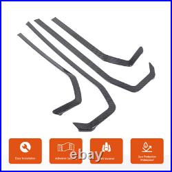 ABS Carbon Fiber Interior Door Panel Trim Cover For BMW 7 Series 2023-2025
