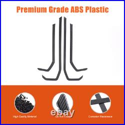 ABS Carbon Fiber Interior Door Panel Trim Cover For BMW 7 Series 2023-2025